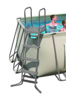 Лестница для бассейна Bestway 122 см 58191 с площадкой Лестница для бассейна Bestway 122 см 58191 с площадкой