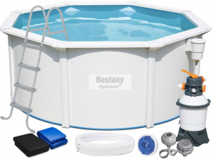 Бассейн каркасный со стальными стенками BestWay Hydrium Pools - 56566 300х120 см 